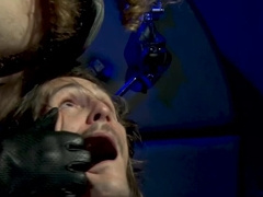 Long-haired hunk gets dominated by his hung master