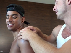 Exercise Friends Have Fun With Sweat-Soaked Shafts