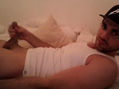 cute boy wank & selfsuck on webcam