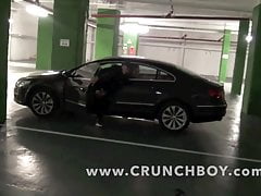 french slut fucked by arab with xxl cock in a public parking