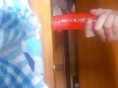 Just me deepthroating a dildo