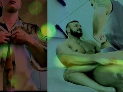 Furry, uncut dicks, masturbation