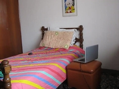 boy plays with her cock