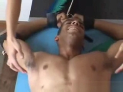 Tickling a giant (Corey tickled)