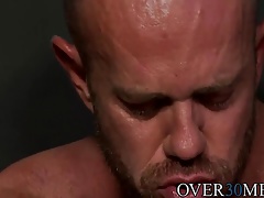 Hugh dominates Matts mouth and ass in more ways than one