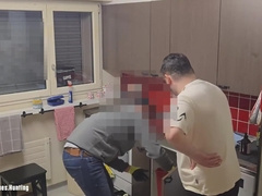 I Convince This Handsome Straight Married Plumber To Try His First Blowjob By A Man And He Lets Me