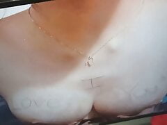 requested cumtribute on tits