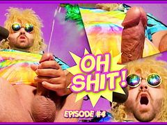 Hippy Moans and Squeezes Cum Out with High Velocity ASMR