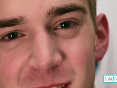 Innocent Looking teen 18+ Jack Jerks Off And Cums On His 6pack!