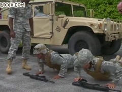 Black Army With Big Black Cock Bottom Gangbanged Outdoor