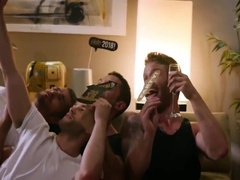 NewYearsEve Breeding Party with 4 Hunks - Shawn Reeve, Jackson Radiz and Nick Capra