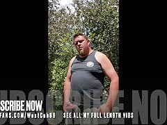 Big Man with a Big Dick Outside