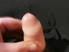 Horny wanking in the evening