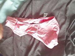 Spunking on my pink panties