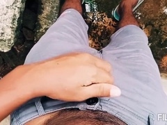 Bondage, outdoor, inexperienced