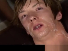 Boys cumshots self gay More Bukkake with London Moore