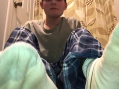 Tied Teen Boy Feet