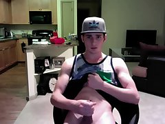 Jerking His Cock In His Apartment
