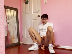 Firm railing dressed in sneakers33