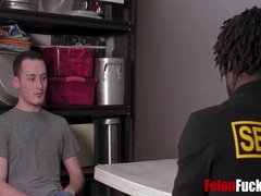 Darky Cop Fucks White Felon