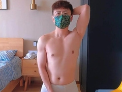 Twunk in ballet suit strokes and jizzes