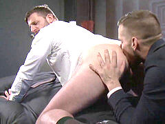 business colleagues Shane cover and Morgan Black