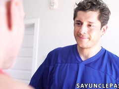 Stepdad gave Ryan Jacobs and Cole Link a sensual warm up massage