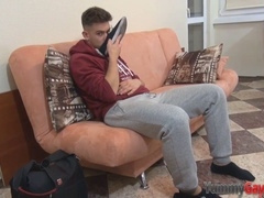 Erotic solo of a handsome stud with irresistible feet - Fetish indulgence!