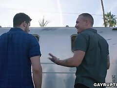 INtense anal sex outdoors with hunks Isaac X and Ty Roderick