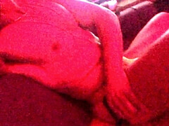 Masturbating in Red Light