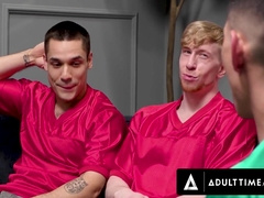 Jimmy Fit, Andrew Miller And Jim Fit - Heteroflexible - Horny Gay Couple Try Swinging With Their College Buddies