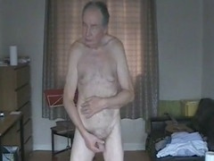 Naked man strip dancing