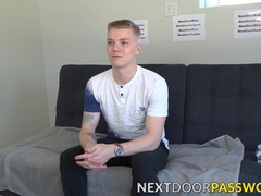 Young Kyle Brant touching himself and jerking off his dick