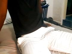hot colombian guy so horny until cum over his face