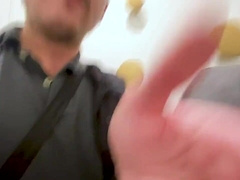 risky public bj in Amsterdam Schiphol Airport toilets