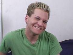 Femme blonde can't believe the size of this black cock