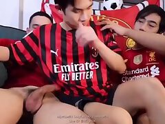 Thai gay SemenX threesome