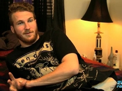 Super-hot Luke Mason Likes Observing Pornography While Masturbating His Trouser snake