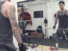 YOSHIKAWASAKIXXX - Chinese Yoshi Kawasaki Works Out Solo