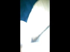 Cum on black panties