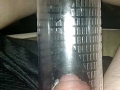 Free in my super glue penis using a penis pump