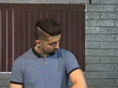 Jacob Droplets to his Knees & Drinks Bruno's Meaty Prick