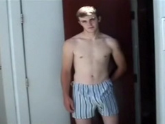 Hottest male in fabulous handjob, str8 homo sex video