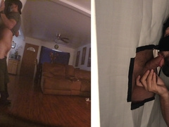 Gay-For-Pay Crazy School Latino Gets Fapped At Gloryhole