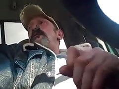 Singer CarWanking pulled over