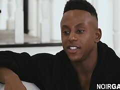 Gay escort fucks a black straight guy's anal hole