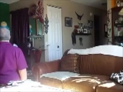 Big Bald Car Dealer Breeds mandy at Lunch