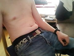 Jerking while watching porn
