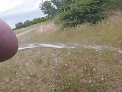 Exhib piss cum outdoor cruising spot ass