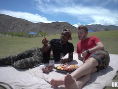 Scorching beau roll flop and pop-shot